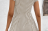 Frenchy Striped Print Button Front Ruffle Trim Butterfly Sleeve Dress 2