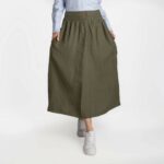 Green Summer Linen Skirt JC6