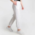 White Basic Linen Pants JC7