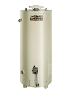 A. O. Smith BT-80 74-Gallon Commercial Gas Water Heater, 75,100 BTU, CSA & ASME Certified
