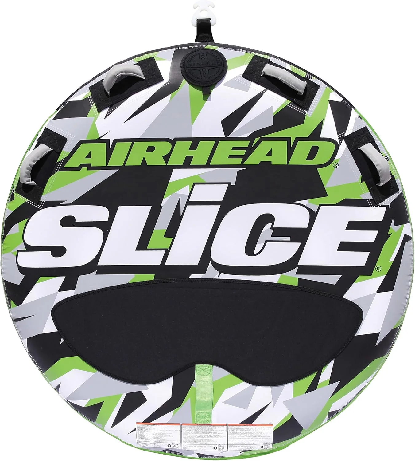 Airhead Slice 1-2 Rider Towable Tube for Water Sports with EVA Padding & Kwik-Connect