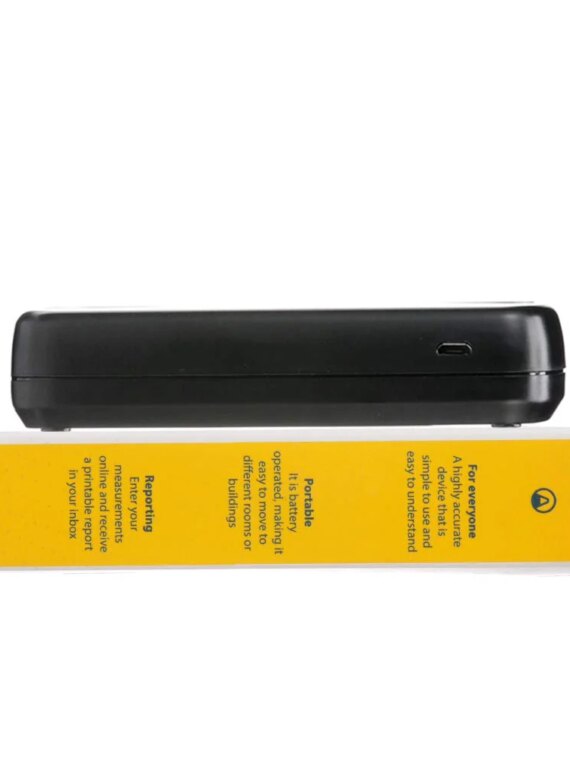 Airthings Corentium Home Digital Radon Detector, Battery-Operated, Long-Term Monitoring, Fast Results