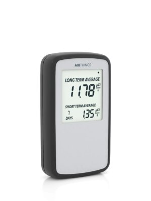 Airthings Corentium Home Digital Radon Detector, Battery-Operated, Long-Term Monitoring, Fast Results