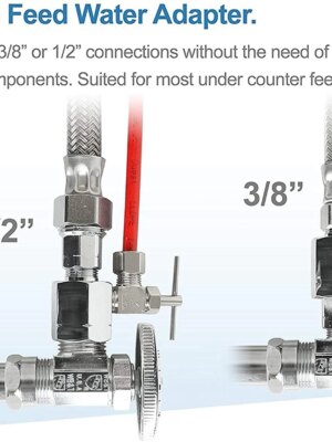 APEC Water 5-Stage Reverse Osmosis System, Removes 99% Impurities, USA-Made, WQA Certified, Includes Lead-Free Faucet