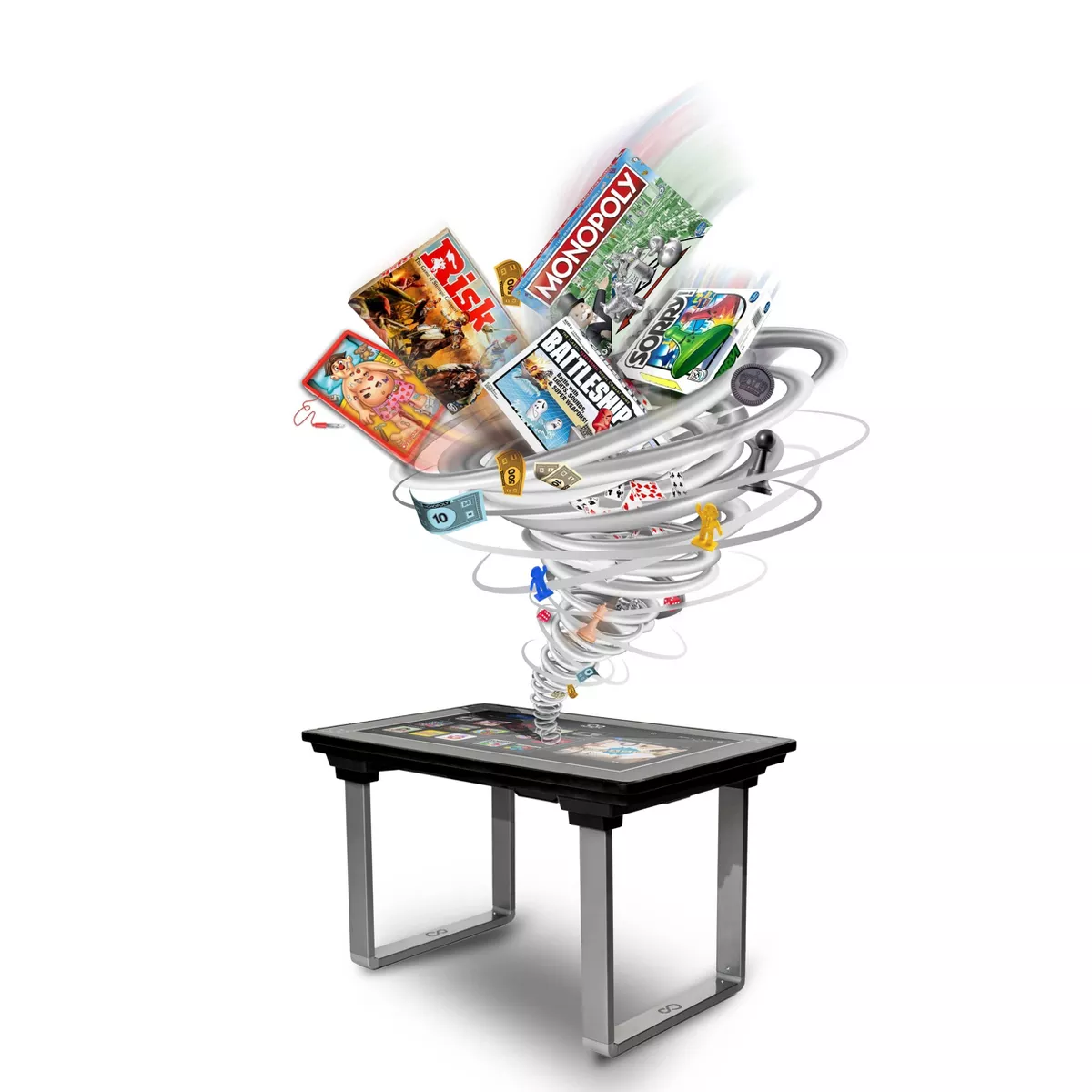 Arcade1Up Infinity Game Table - 50 Board Games, Tactile Feedback, High-Resolution Screen, Social Play+, Removable Legs, Ages 14+