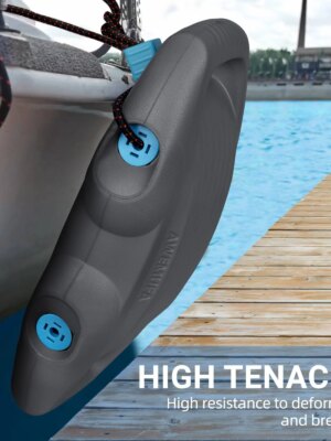 AWEMUFA Boat Fenders 2 Pack, Easy Install, Durable EVA, Secure Locking, 17.12″x8.27″, Ideal for Yachts & Pontoon Boats