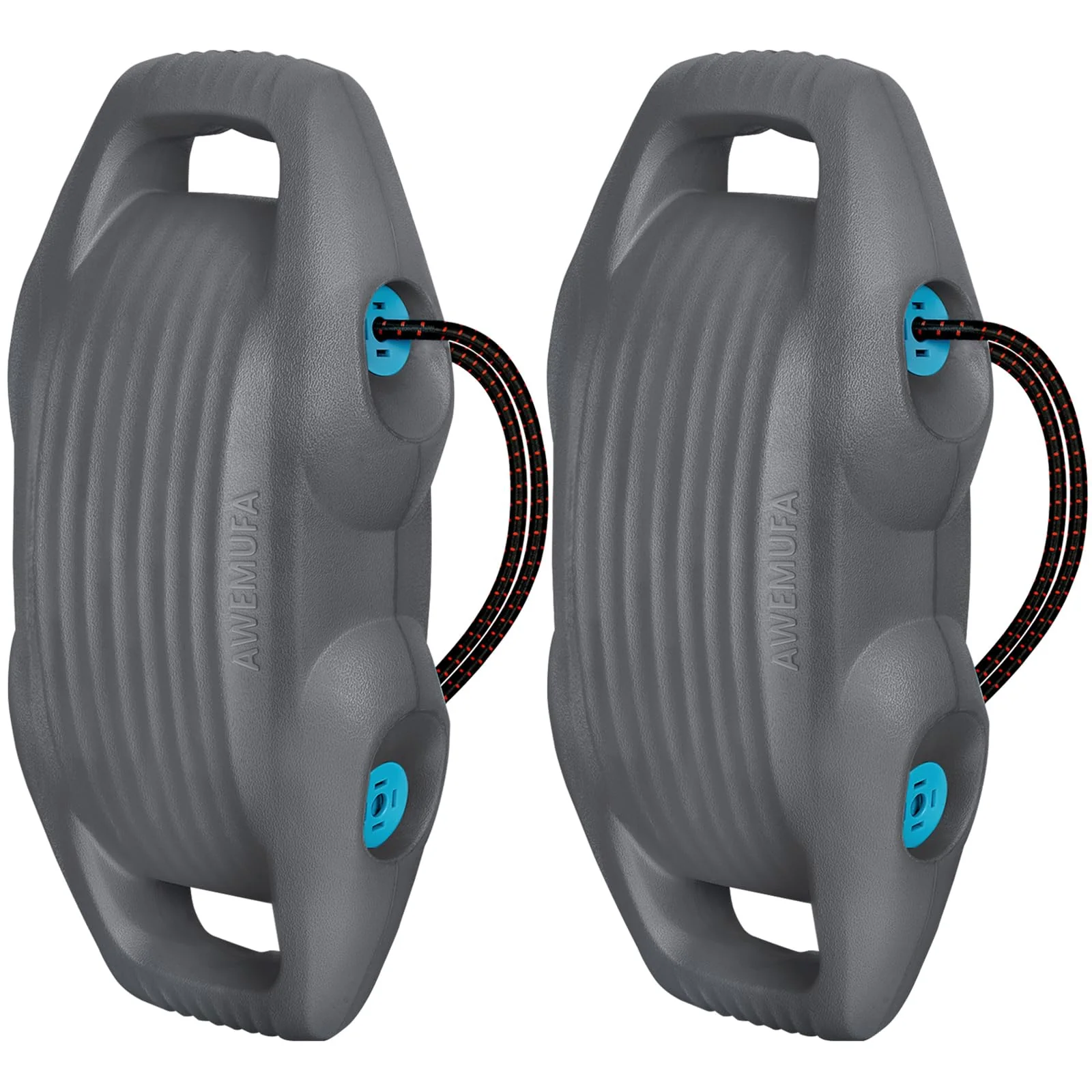 AWEMUFA Boat Fenders 2 Pack, Easy Install, Durable EVA, Secure Locking, 17.12"x8.27", Ideal for Yachts & Pontoon Boats