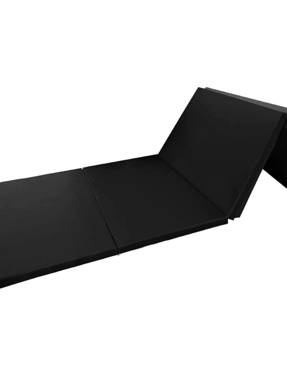 BalanceFrom GoGym 10'x4' Folding Gymnastics Mat, High-Density Foam, Durable Vinyl, Easy Clean, Connectable Panels