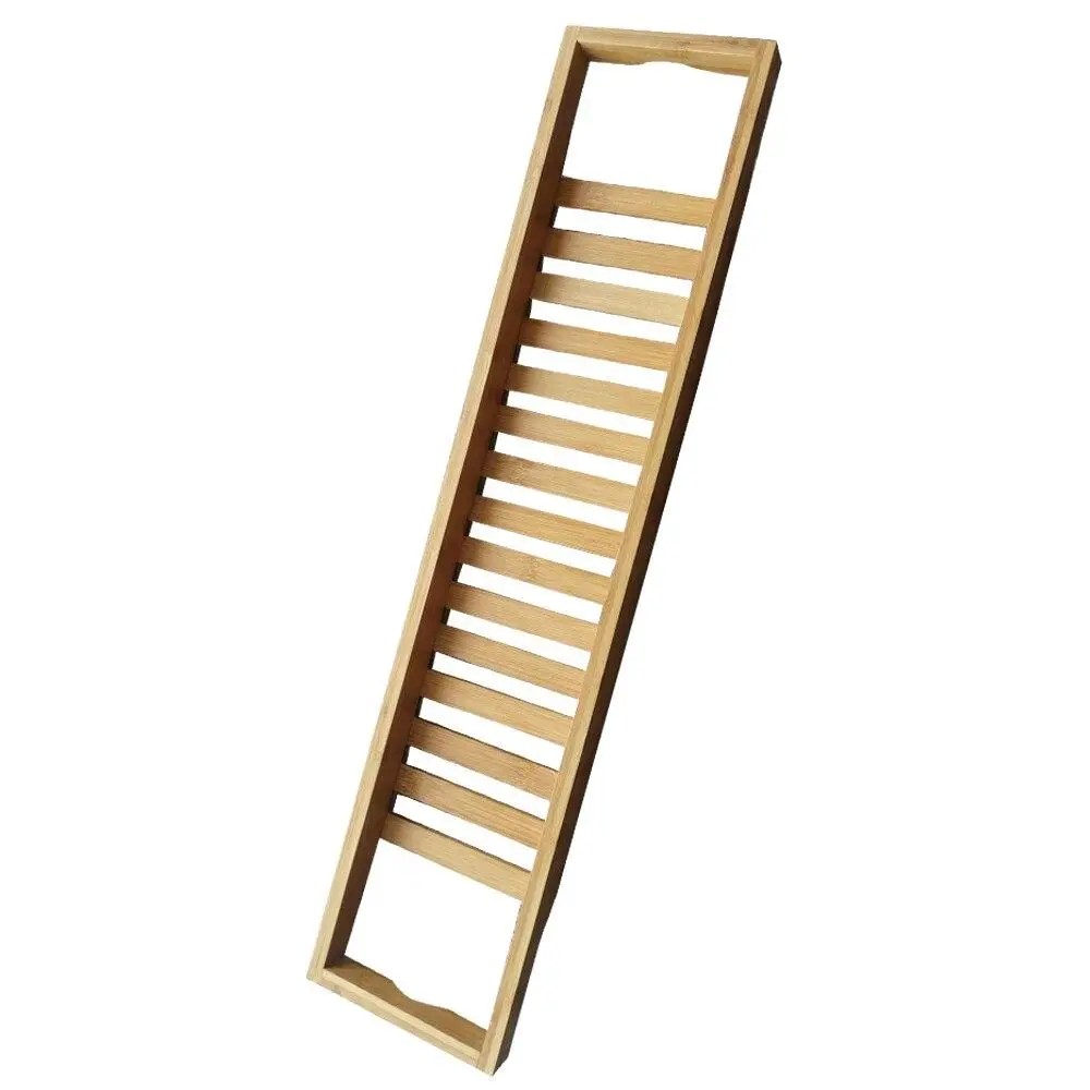 Bamboo Bathtub Caddy Tray by [Brand] - Durable, Lightweight, Universal Fit, 27.55", Holds 9 lbs, Stylish Bathroom Accessory