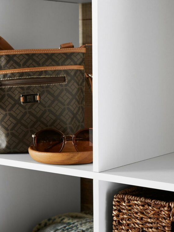 Better Homes & Gardens 16-Cube Storage Organizer, White Texture, Modern Design, Easy Assembly