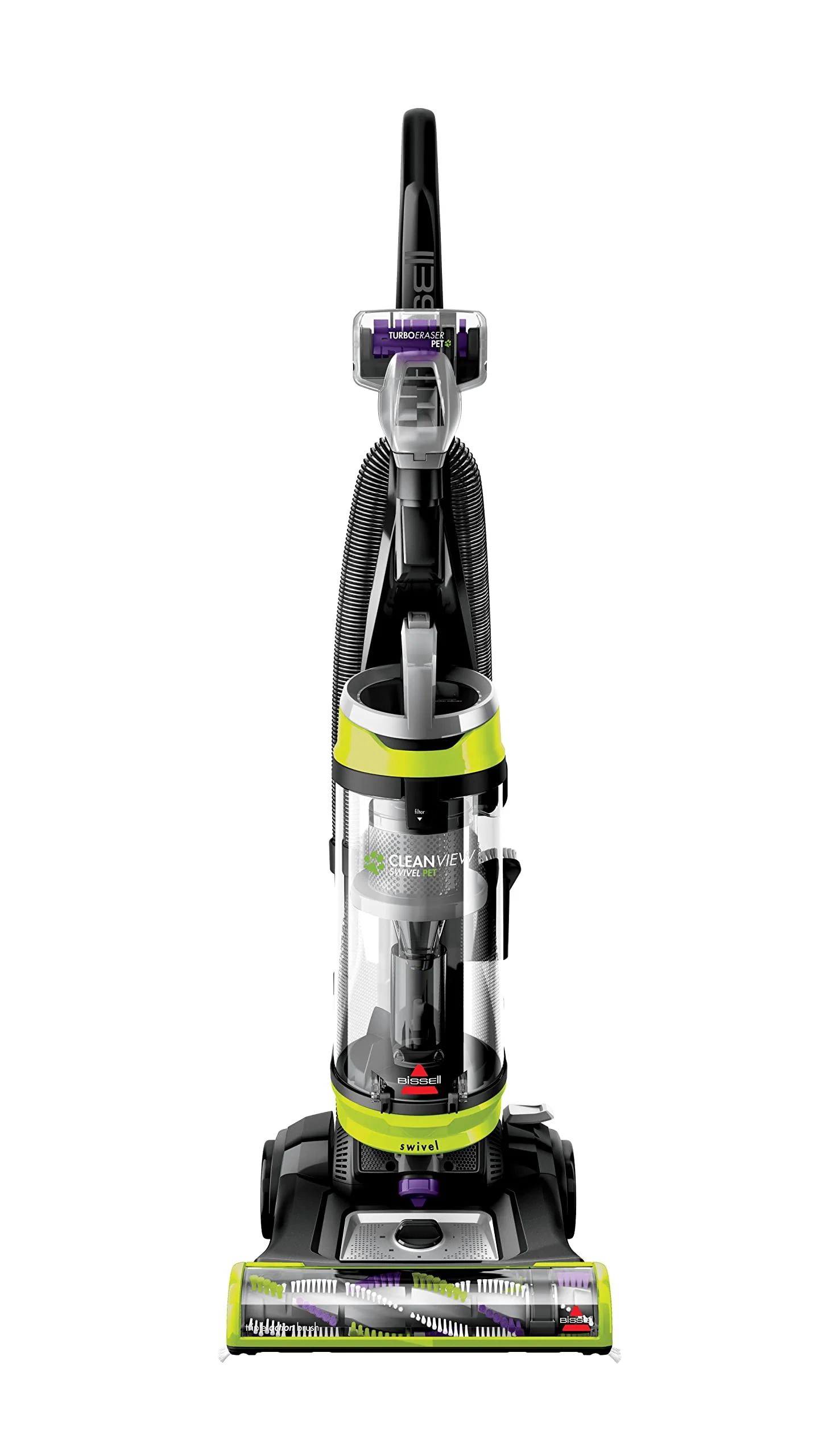 BISSELL CleanView Swivel Upright Bagless Vacuum, Pet Hair Removal, Multi-Surface, Edge-to-Edge Cleaning