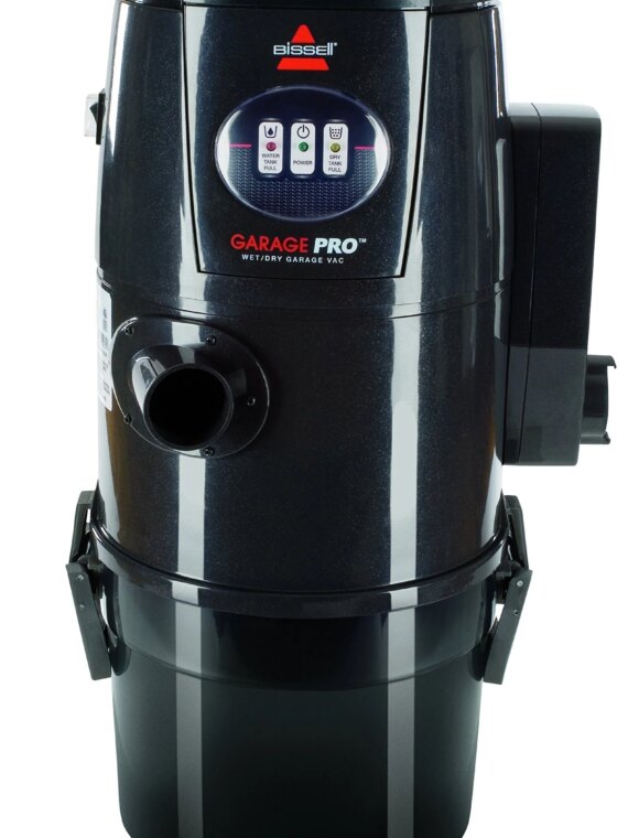 BISSELL Garage Pro Wall-Mounted Wet/Dry Vacuum with Blower, 4-Gallon Tank, 32-Foot Hose, 12 Amp, 7 Attachments