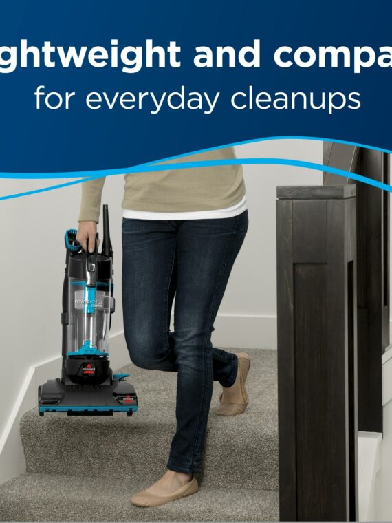 BISSELL Power Force Compact Bagless Vacuum 2112, Lightweight Multi-Surface Cleaner with High Reach Wand and Washable Filter