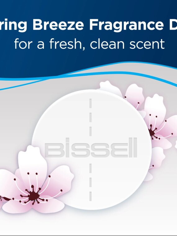 Bissell Power Fresh Steam Mop, Hard Floor Cleaner with Easy Scrubber, Adjustable Steam, 23-ft Cord, Includes Pads & Fragrance Discs