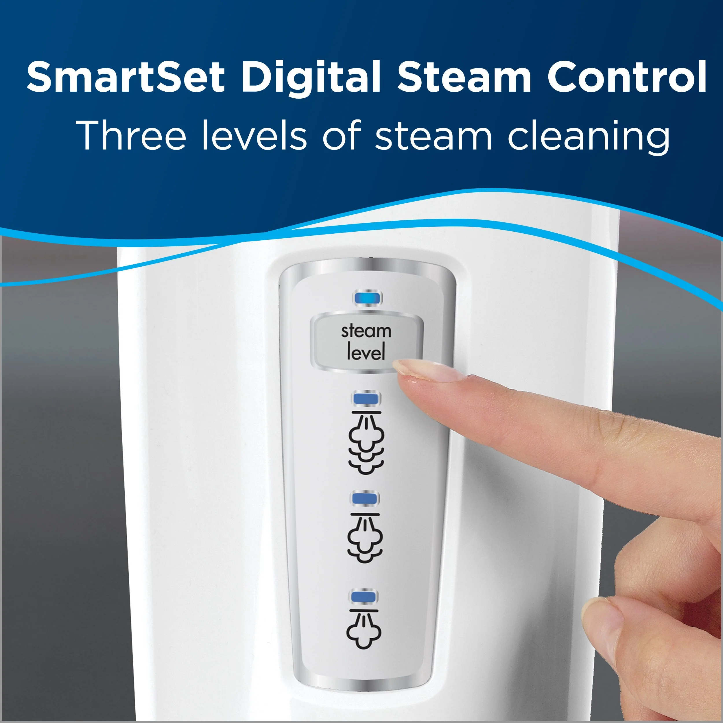 Bissell Power Fresh Steam Mop, Hard Floor Cleaner with Easy Scrubber, Adjustable Steam, 23-ft Cord, Includes Pads & Fragrance Discs