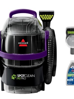 BISSELL SpotClean Pet Pro Portable Carpet Cleaner, 5.7 Amp, Stain Trapper Tool, OXY Formula