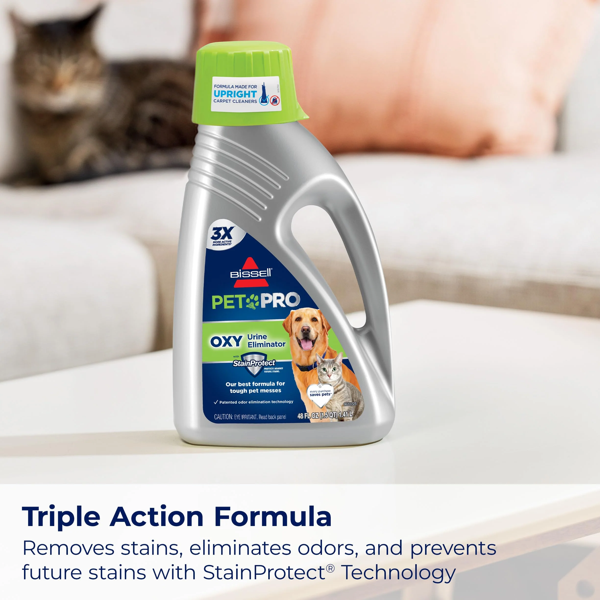 BISSELL SpotClean Pet Pro Portable Carpet Cleaner, 5.7 Amp, Stain Trapper Tool, OXY Formula
