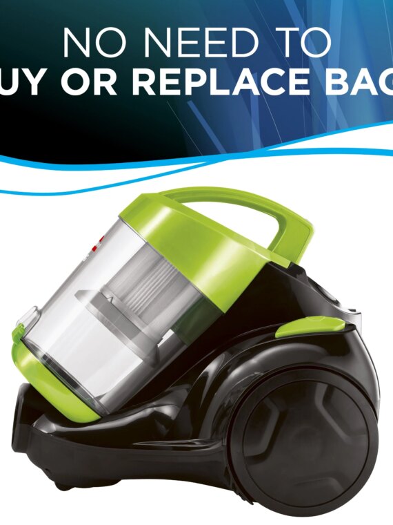 BISSELL Zing Canister Vacuum, 2L, 9-Amp Suction, Lightweight, for Carpets & Hard Floors