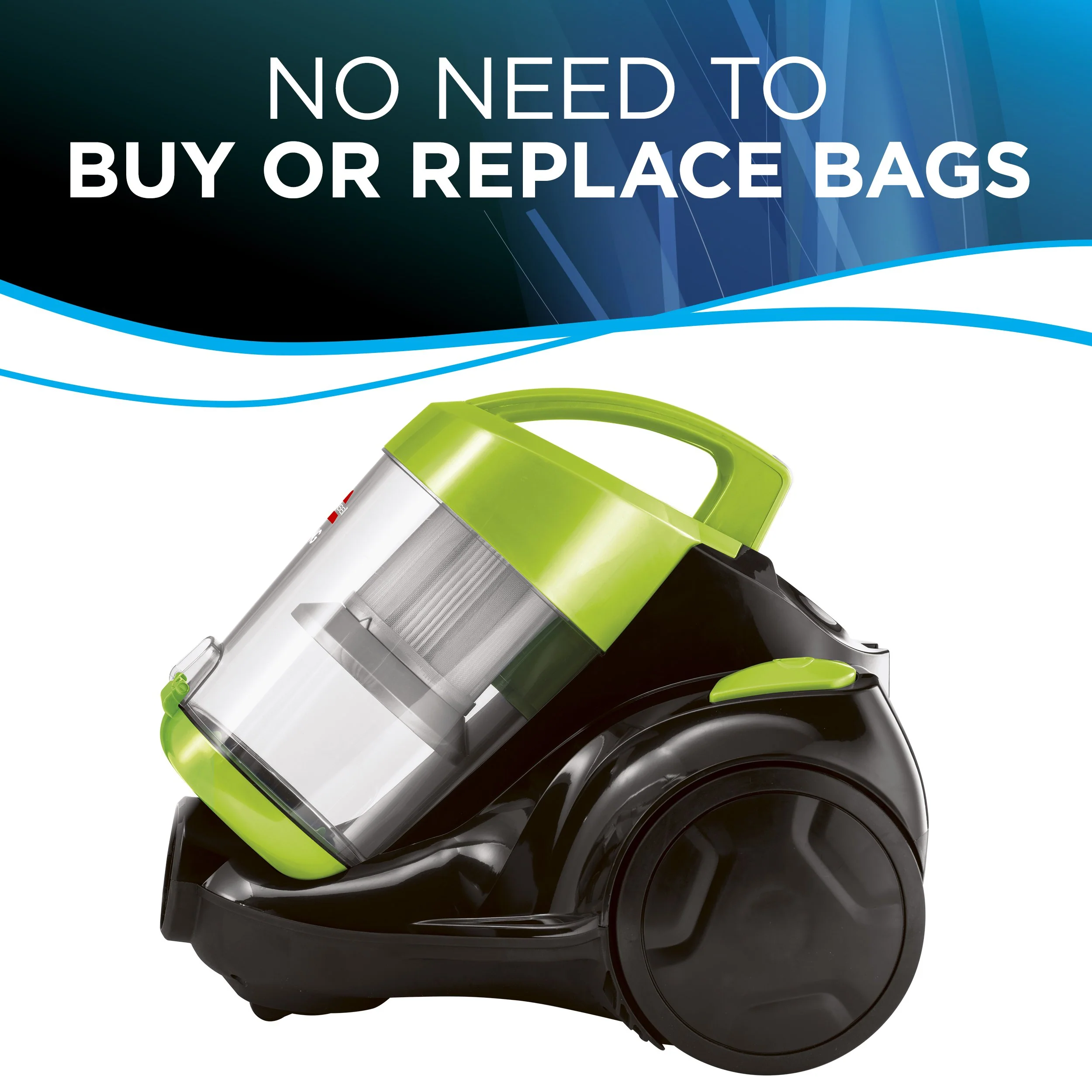 BISSELL Zing Canister Vacuum, 2L, 9-Amp Suction, Lightweight, for Carpets & Hard Floors