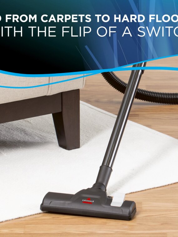 BISSELL Zing Canister Vacuum, 2L, 9-Amp Suction, Lightweight, for Carpets & Hard Floors