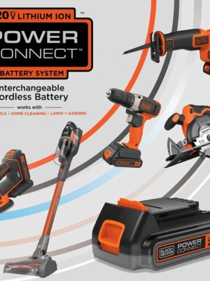 BLACK+DECKER 20V MAX Cordless String Trimmer/Edger Kit with AFS, 10″ Adjustable Design, Lithium Battery