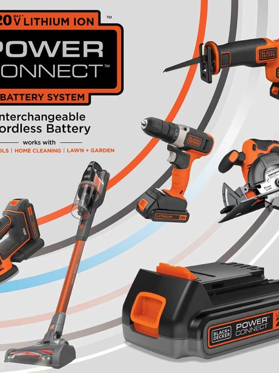 BLACK+DECKER 20V MAX Cordless String Trimmer/Edger Kit with AFS, 10" Adjustable Design, Lithium Battery