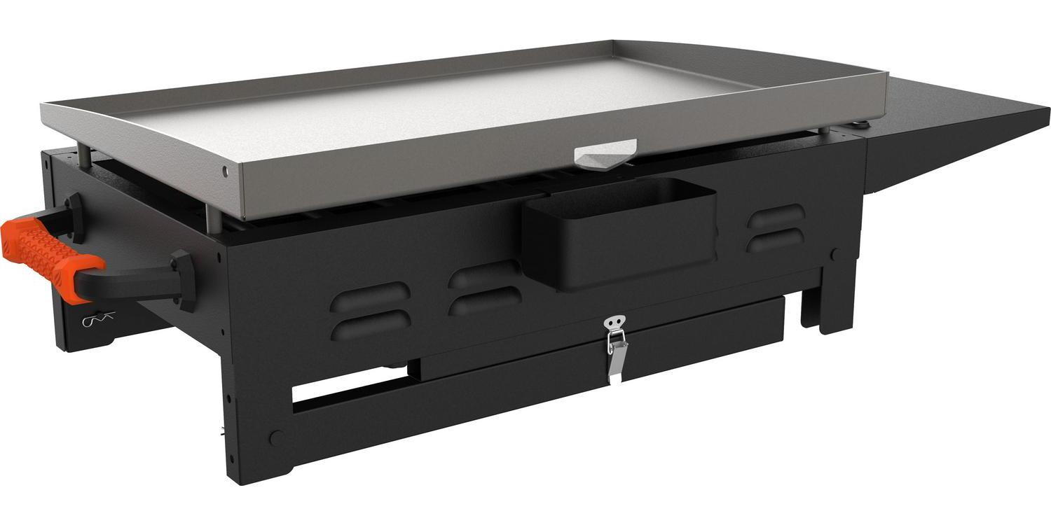 Blackstone 2-Burner 28" Griddle Cooking Station, Portable with Wheels, Stainless Steel Burners, 524 sq. in. Surface, Propane/Natural Gas Compatible