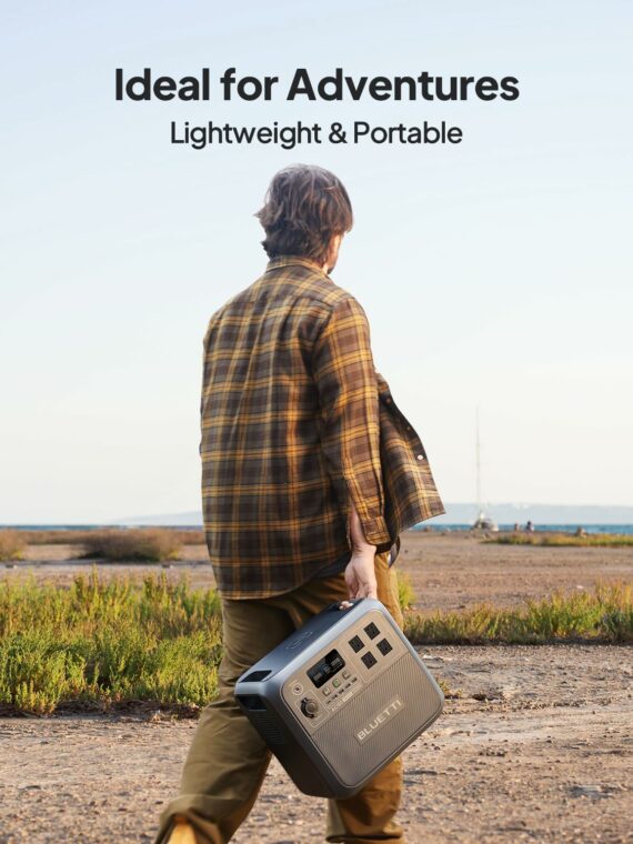 BLUETTI AC180 Portable Power Station 1152Wh LiFePO4 Battery, 1800W Output, Quick Charge, Solar Charging