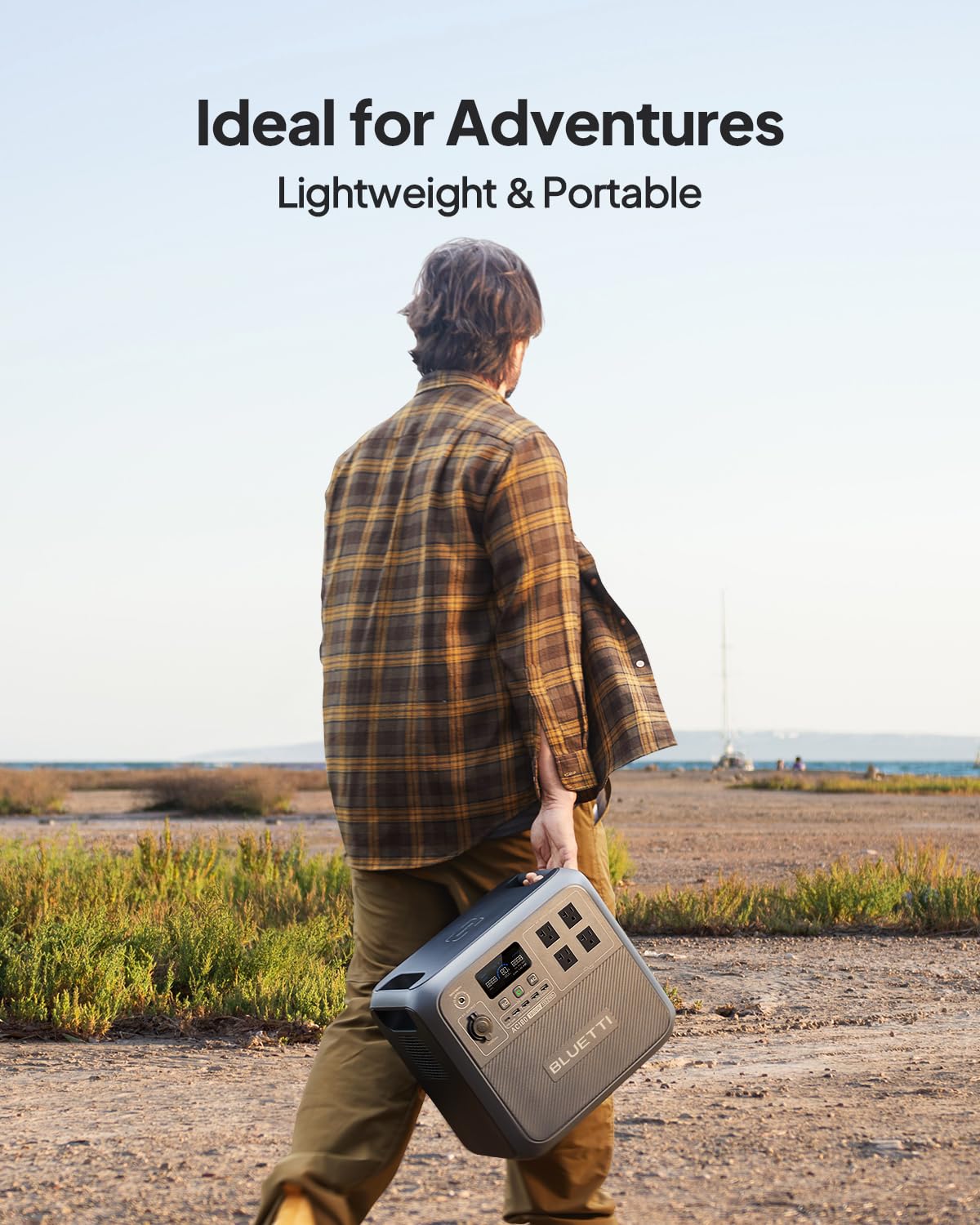 BLUETTI AC180 Portable Power Station 1152Wh LiFePO4 Battery, 1800W Output, Quick Charge, Solar Charging