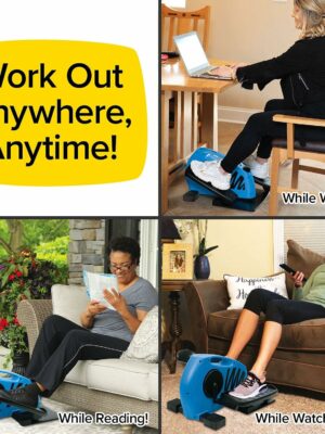 BluTiger Seated Elliptical Machine – Compact, Low-Impact Exercise with Digital Display & 8 Resistance Levels, Endorsed by Harley Pasternack