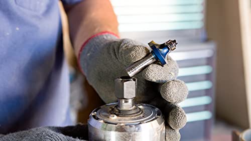 BOSCH 2.25 HP Electronic Fixed-Base Router, Aluminum, Adjustable Speed, 12 Amp Motor, Includes Accessories