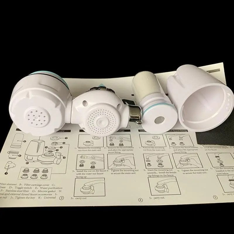 Brand Premium Kitchen Tap Water Faucet Filter - Bacteria Eliminating, Easy Install, Long-Lasting, Stylish Design for Sinks