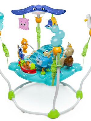Bright Starts Disney Baby Finding Nemo Sea of Activities Jumper, Unisex Infant Entertainer with Interactive Toys and Adjustable Seat