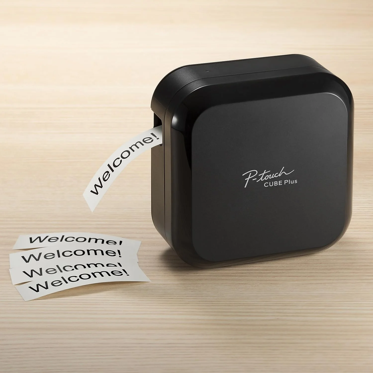 Brother P-Touch Cube Plus Bluetooth Label Maker, Portable & Versatile, Includes Starter Kit, Compatible with TZe Tapes