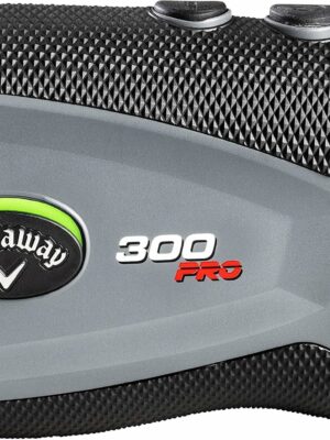 Callaway 300 Pro Golf Laser Rangefinder, Slope Measurement, 6x Magnification, Pin-Locking, Water Resistant