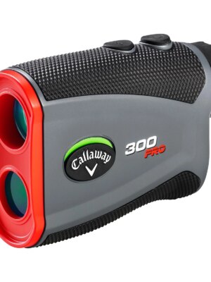 Callaway 300 Pro Slope Laser Rangefinder, 6x Magnification, 1000 Yards, Pin-Locking, Magnahold Cart Mount, Tournament Legal