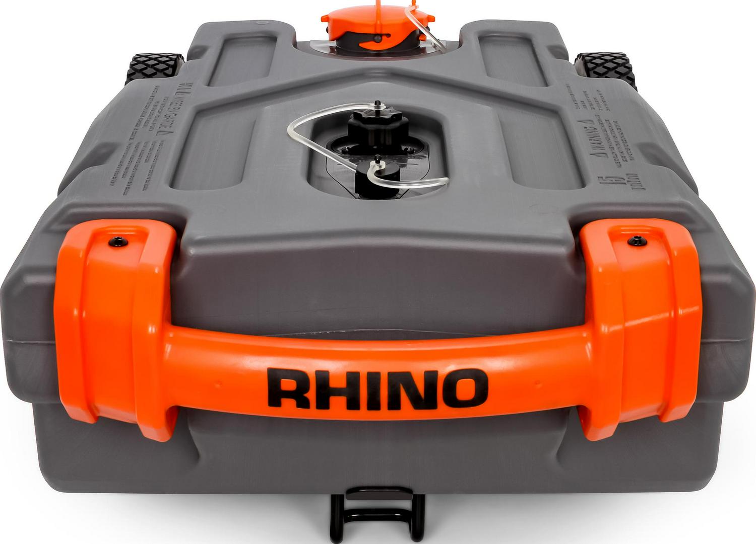 Camco Rhino 15 Gallon Portable RV Waste Tank 39000 - Heavy Duty, No-Flat Wheels, Complete Kit
