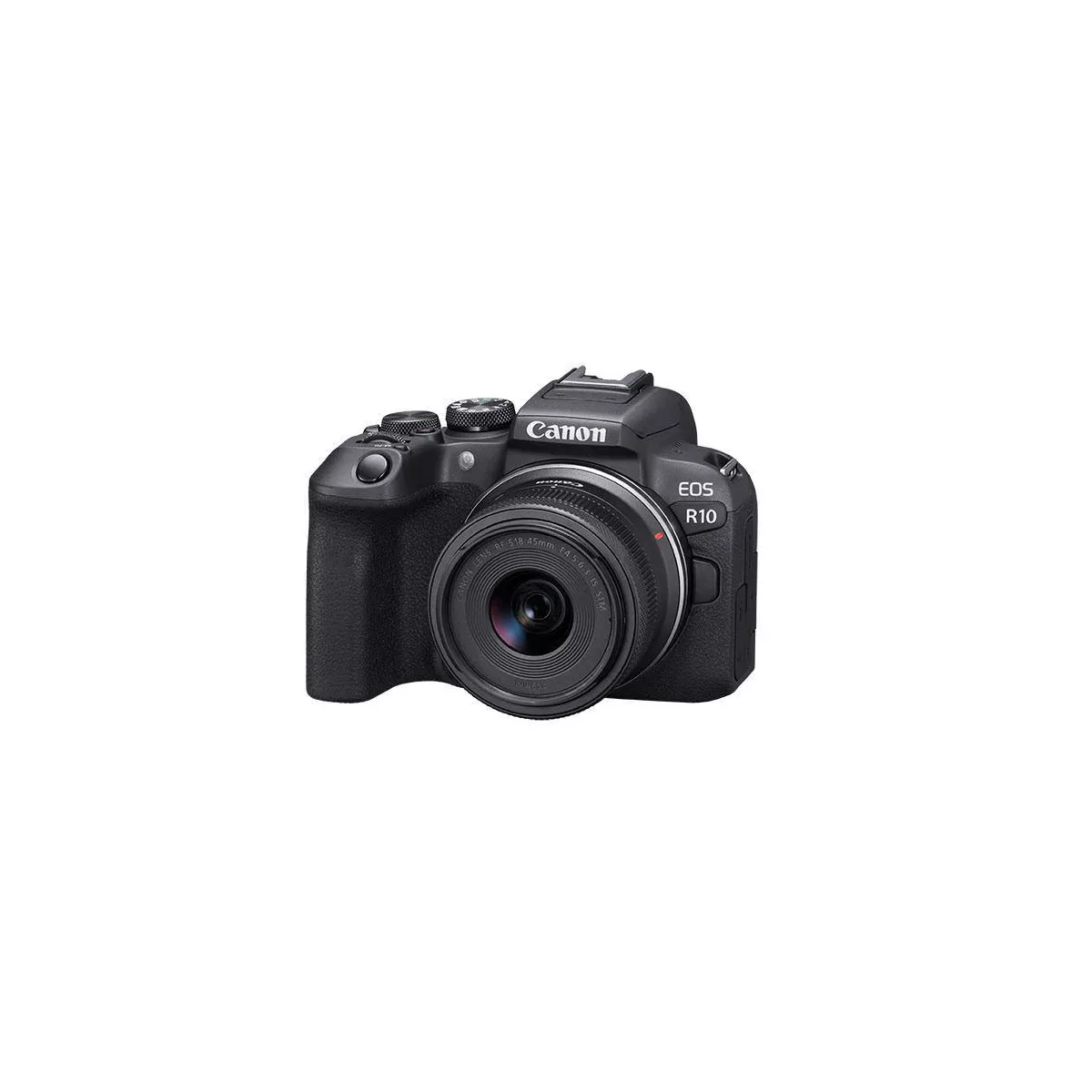 Canon EOS R10 Mirrorless Camera with 18-45mm Lens, 24.2MP, 4K Video, Dual Pixel AF, Black