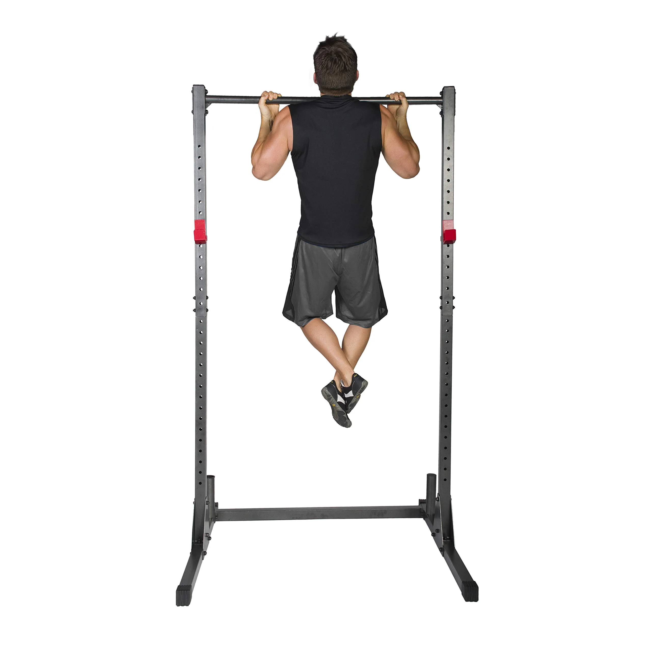 CAP Barbell Power Rack with Attachments, 500 lbs Capacity, 11/12-Gauge Steel, 46"x50"x85"