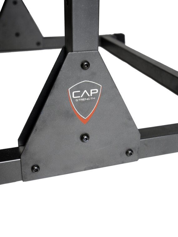 CAP Barbell Power Rack with Attachments, 500 lbs Capacity, 11/12-Gauge Steel, 46"x50"x85"