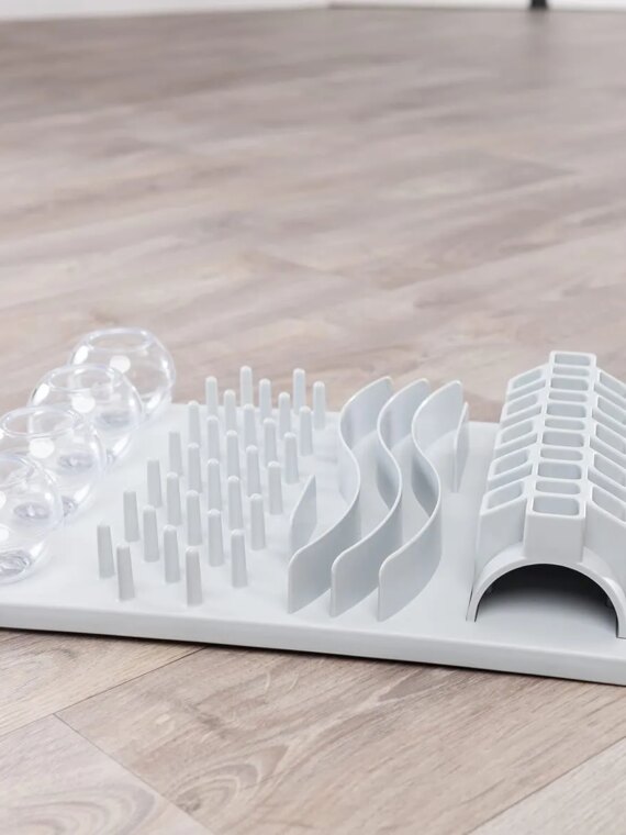 Catit Interactive Puzzle Toy for Cats, Fun Board Game, BPA-Free, 6-11 lbs