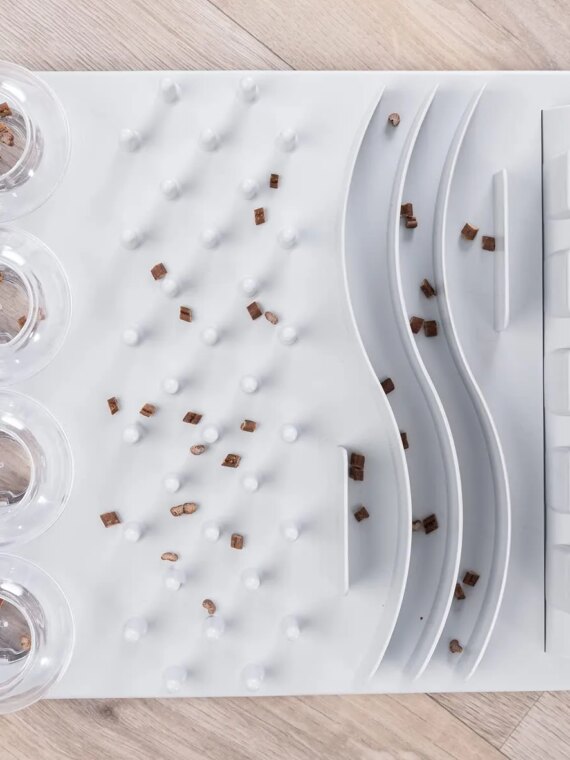 Catit Interactive Puzzle Toy for Cats, Fun Board Game, BPA-Free, 6-11 lbs