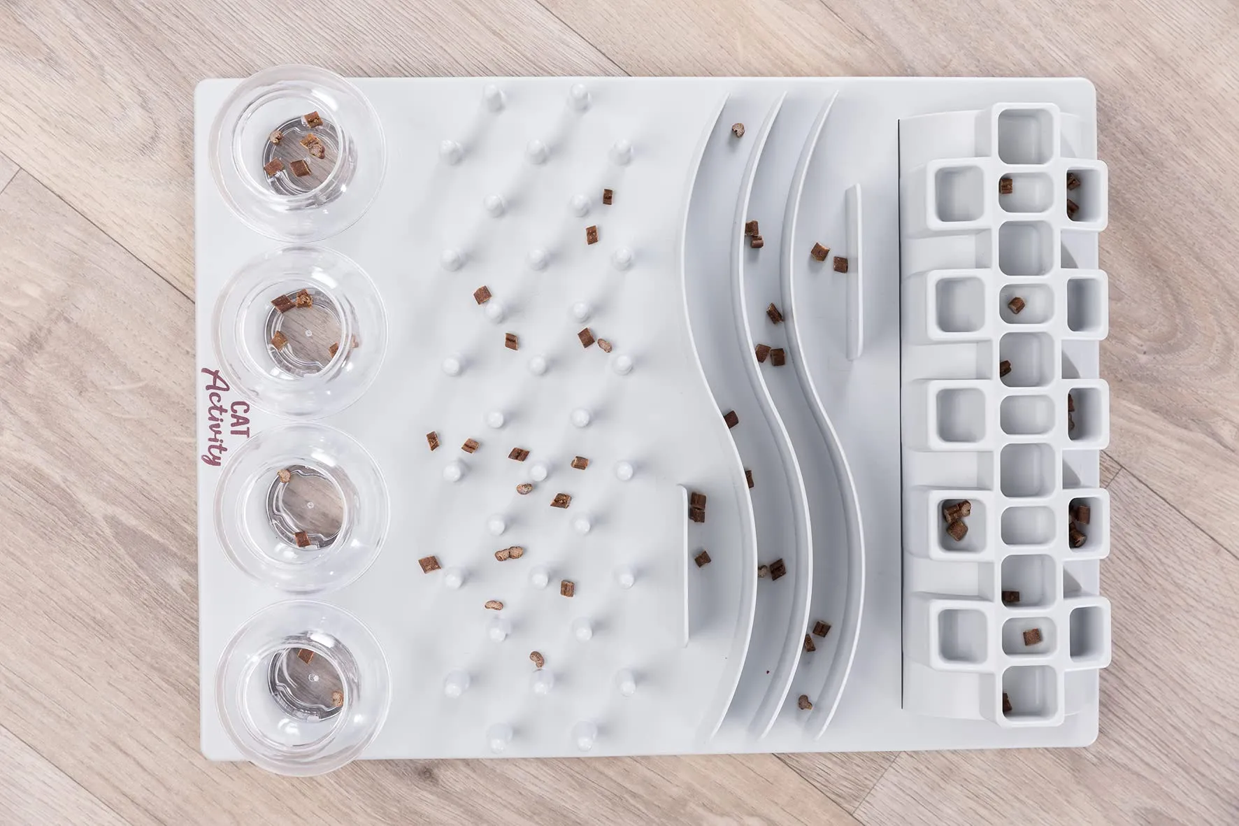 Catit Interactive Puzzle Toy for Cats, Fun Board Game, BPA-Free, 6-11 lbs