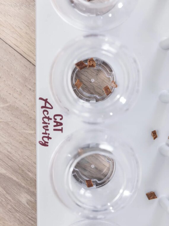 Catit Interactive Puzzle Toy for Cats, Fun Board Game, BPA-Free, 6-11 lbs