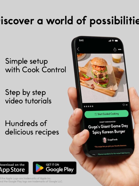 CHEF iQ Sense Smart Wireless Meat Thermometer Set with 3 Probes, Long-Range, Quad Sensors, App Alerts, Dishwasher-Safe