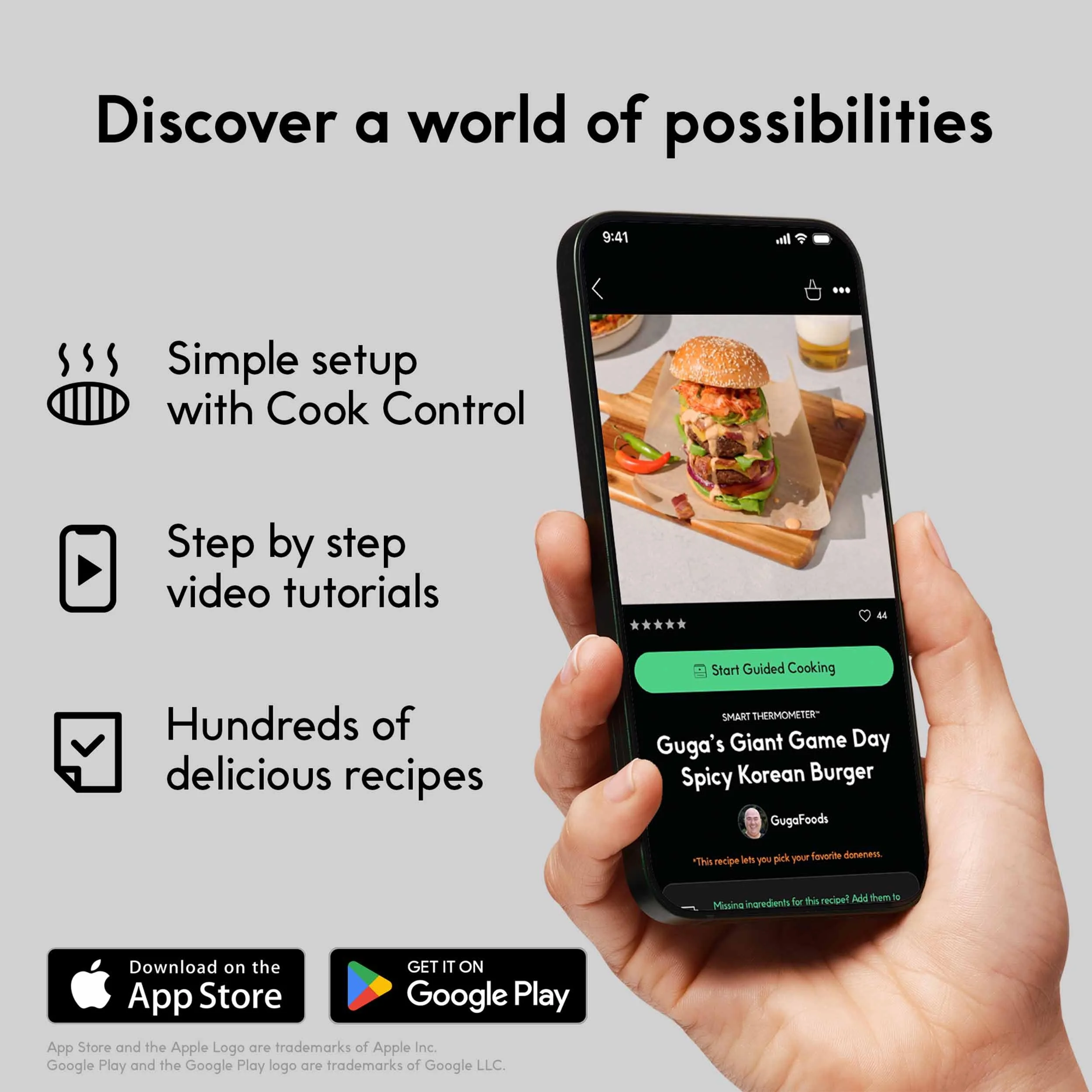 CHEF iQ Sense Smart Wireless Meat Thermometer Set with 3 Probes, Long-Range, Quad Sensors, App Alerts, Dishwasher-Safe