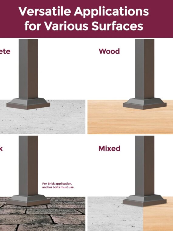 CHR Fence & Rail Sturdy Outdoor Handrails for Steps - Easy Install, IBC Compliant, 365-Day Exchange