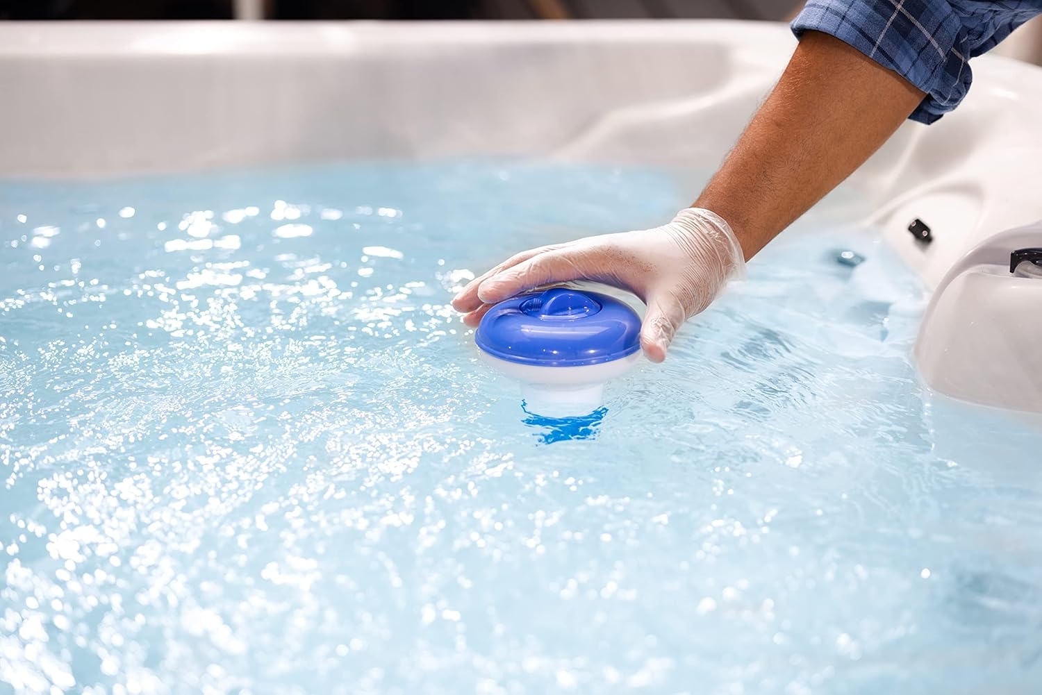 Clorox Pool&Spa Bromine Tablets 5LB - Low-Odor Sanitizer for Spas, Restores Clarity, Slow-Dissolving