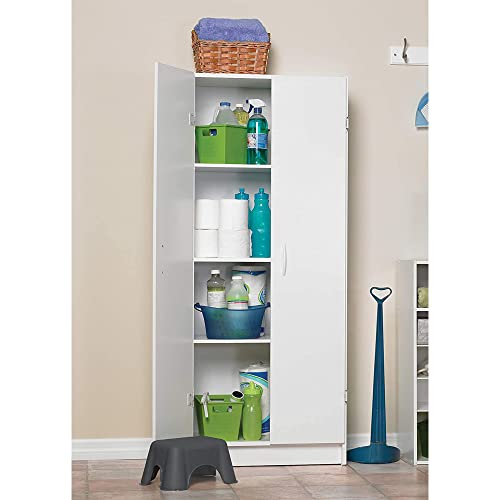 ClosetMaid Pantry Cabinet with Adjustable Shelves, Slim Design for Kitchen, Laundry or Utility Room