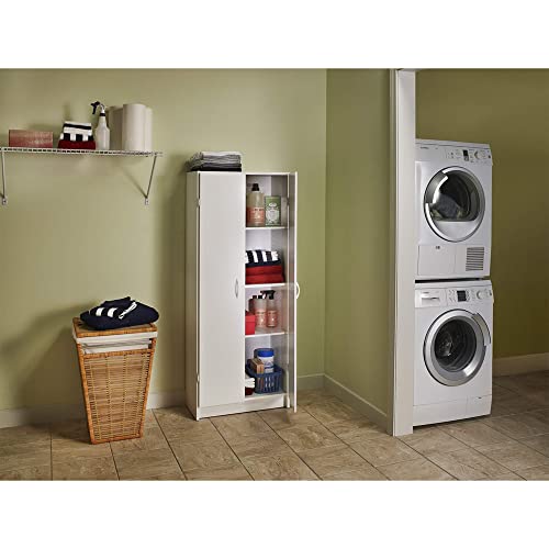 ClosetMaid Pantry Cabinet with Adjustable Shelves, Slim Design for Kitchen, Laundry or Utility Room